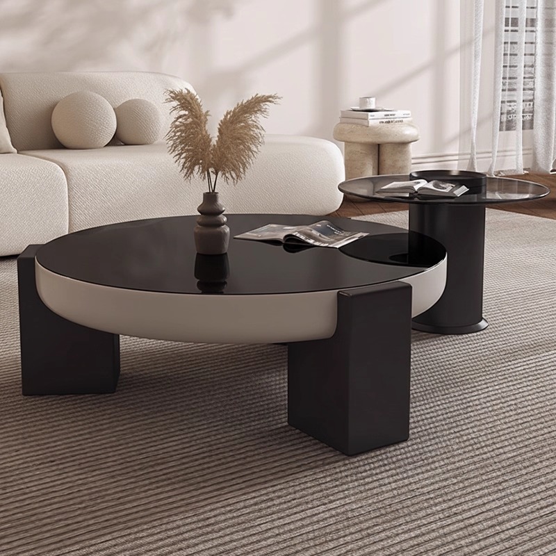 顶匠2026新款玻璃台面茶几