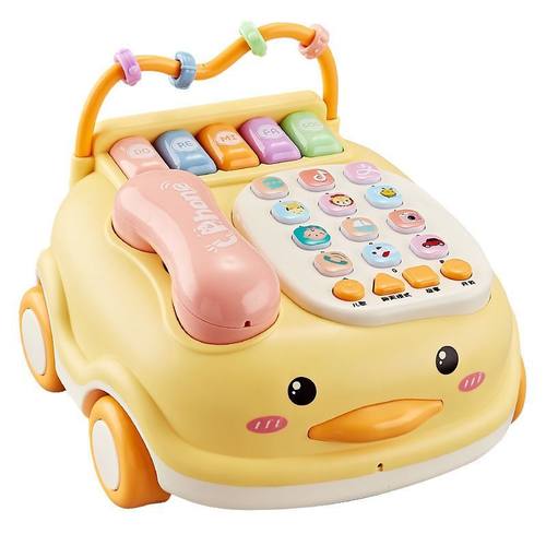 婴儿童玩具仿真电话机座机男宝宝音乐多功能