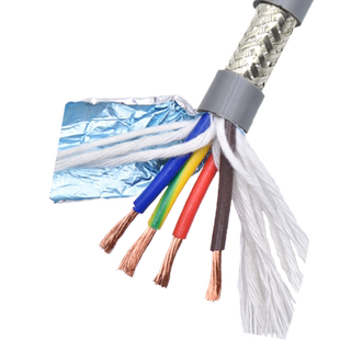 TRVVP超高柔性拖链屏蔽电缆线2 3 4 5芯国标耐弯折信号高柔控制线