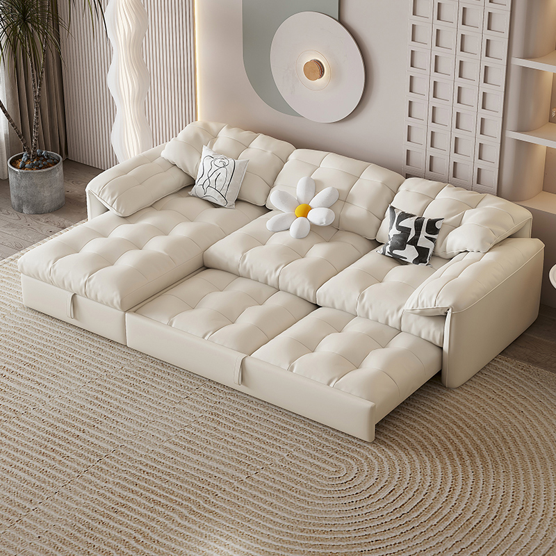 折叠沙发床大象耳朵客厅小户型网红款多功能抽拉伸缩云朵沙发两用