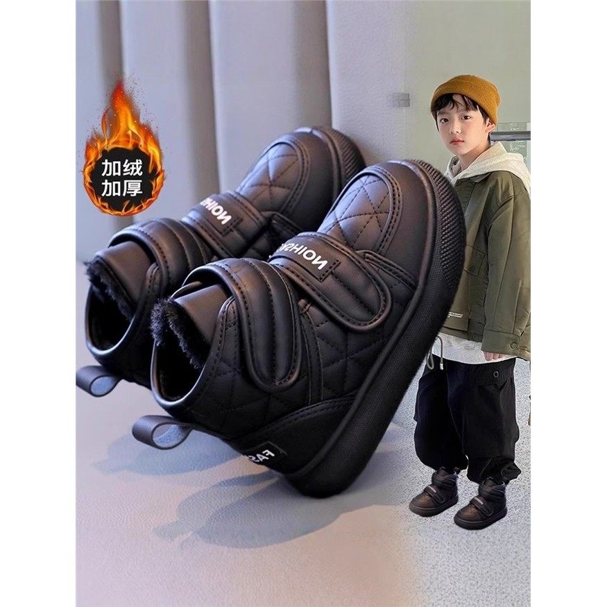 法国BADNUT男童雪地靴冬季2025新款儿童魔术贴加绒中大童棉鞋潮,童鞋/婴儿鞋/亲子鞋,雪地靴,淘宝优惠券,粉丝福利购,淘宝优惠卷