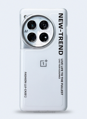 适用一加13手机壳OPPO新品一加12男女款简约个性创意英文1+11高级感透明ace3pro半包超薄磨砂硬壳保护套ACE2v