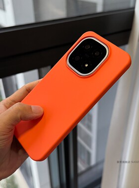 索哲适用于iqoo15手机壳大孔半包超薄亲肤手感硬壳iqoo13简约高级感橙色磨砂12pro轻薄裸机手感11s镜头不包套