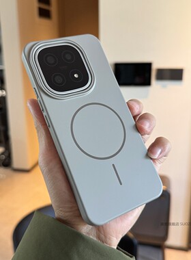 索哲适用于iqoo15手机壳全包超薄亲肤手感硬壳iqoo13创意钛灰色细圈磁吸iqoo12大孔neo11轻薄磨砂z10turboPro