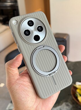 索哲适用于oppofindx8手机壳OPPO男女款findx8pro可旋转磁吸支点指环支架x8s+简约高级感钛灰色超薄瓦楞ultra