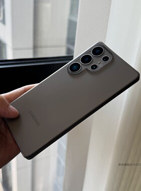 索哲适用于三星s25ultra手机壳全包超薄镜头全包pp硬壳s24ultra高级感灰色透明磨砂s25+轻薄耐脏防指纹s24+套