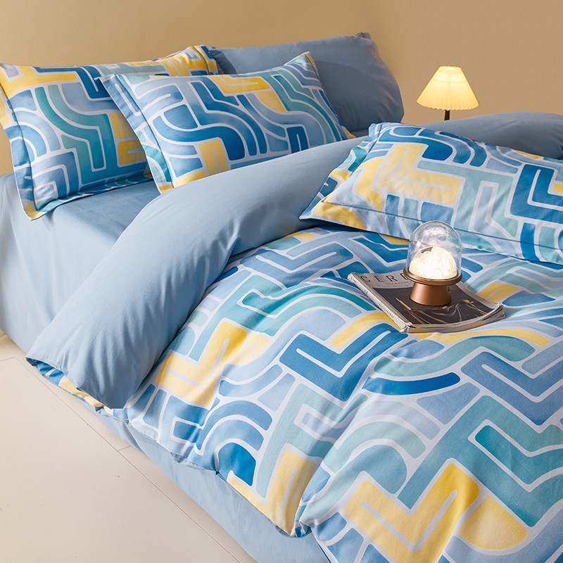 加厚全棉四件套2025新款磨毛床品