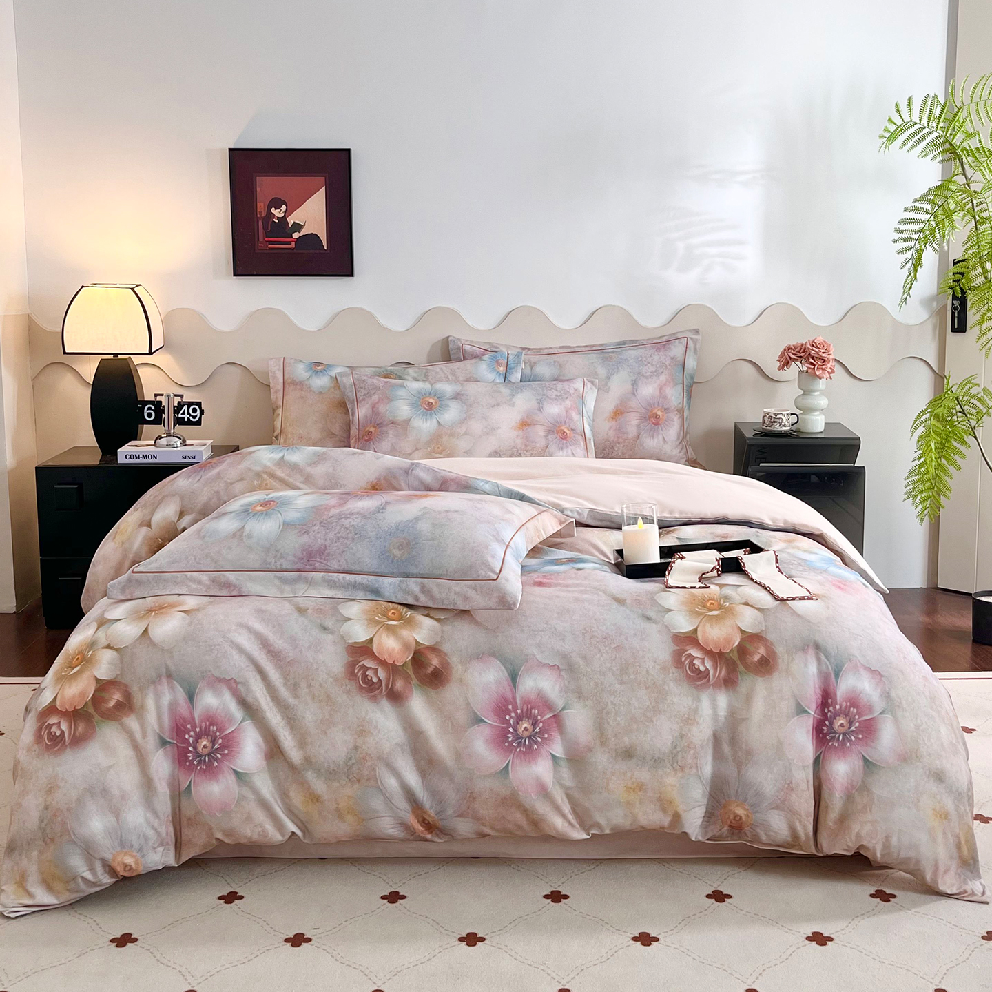 高端全棉磨毛四件套加厚秋冬套件