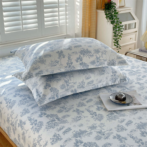 全棉枕套一对装纯棉枕头套枕皮