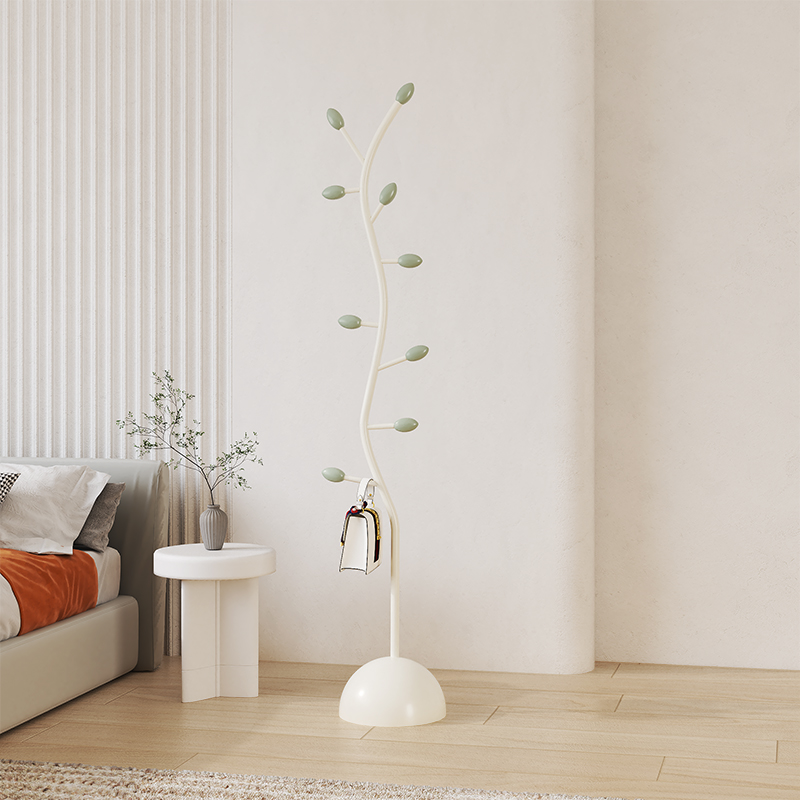 创意衣架落地卧室小型挂衣架家用房间挂衣服的架子立式艺术衣帽架