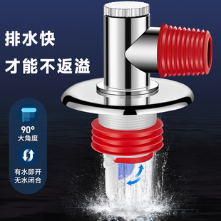 洗衣机下水管地漏接头卫生间排水管道专用防臭防溢水二合一通用型