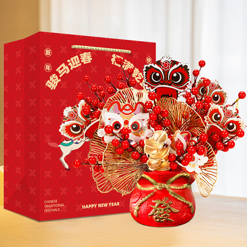 年宵花成品摆件春节装饰