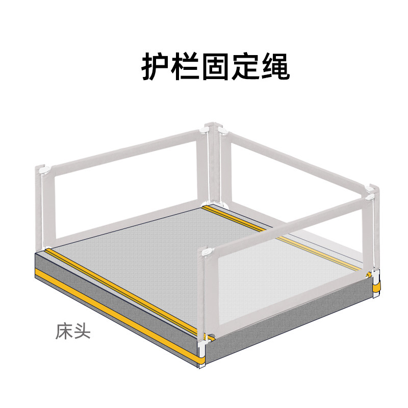 床围栏金悦玛固定绳加固图片