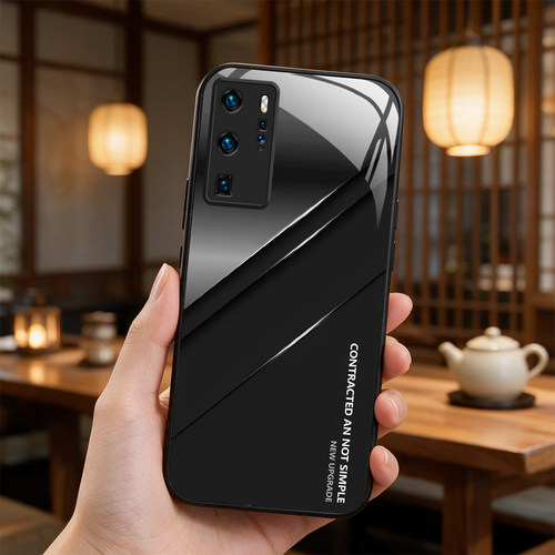 【华为 P40 Pro专用】A10030奢华冰透玻璃手机壳，券后价只要38元