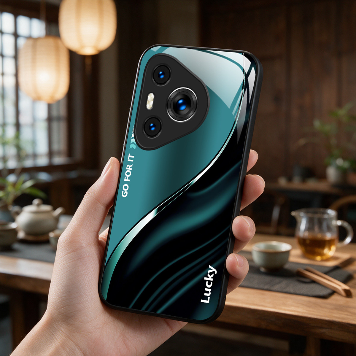 【华为 P70专用】A10036奢华冰透玻璃手机壳,券后价只要38元