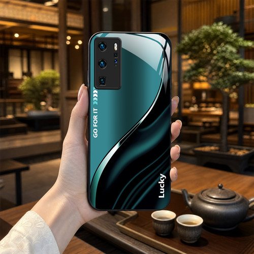 【华为 P40 Pro专用】A10036奢华冰透玻璃手机壳，券后价只要38元