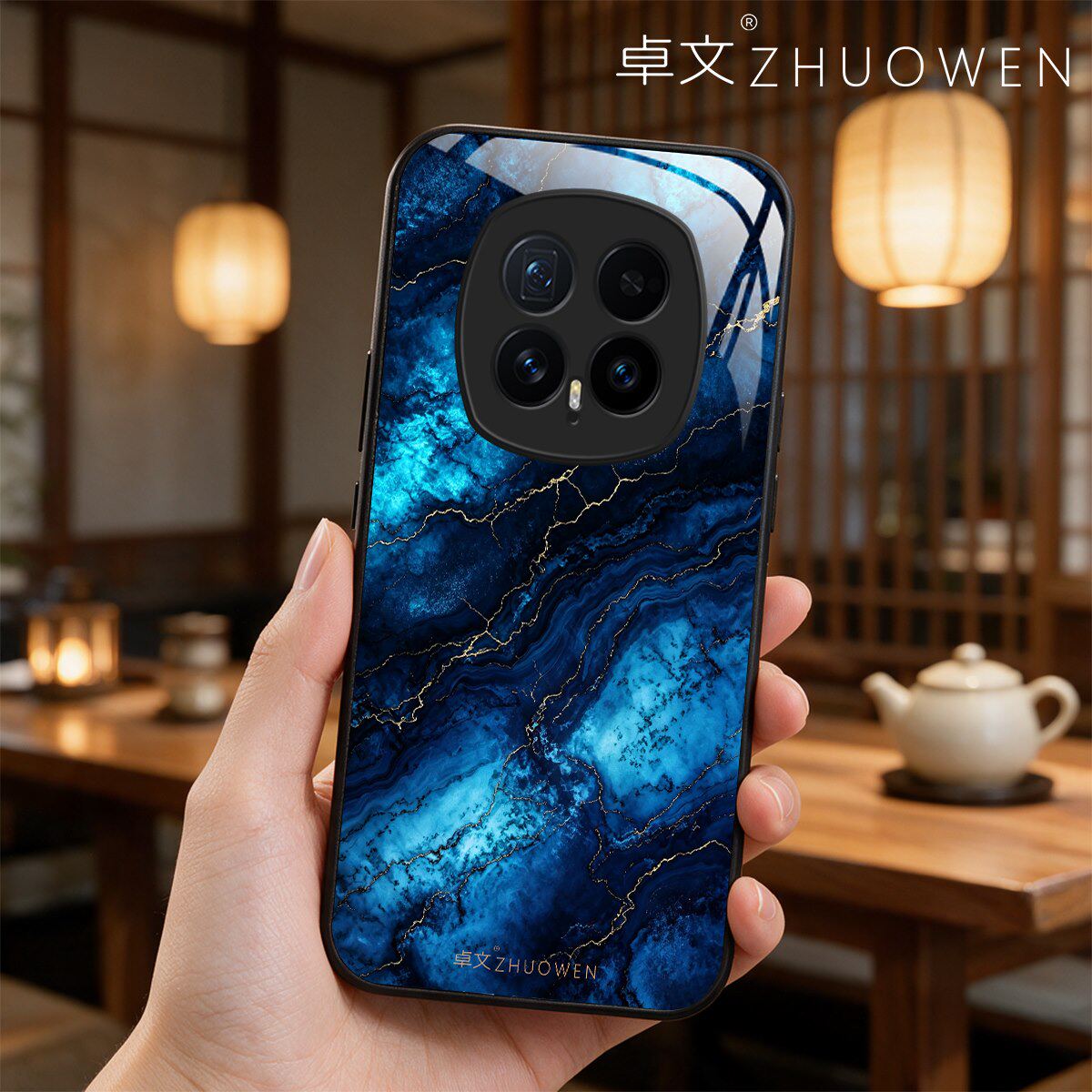 【荣耀Magic8专用】A11699卓文ZHUOWEN品牌 只做高端奢华冰透玻璃手机壳,券后价只要38元