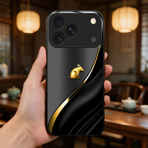 【iPhone 17 Pro Max专用】A10077奢华冰透玻璃手机壳，券后价只要38元