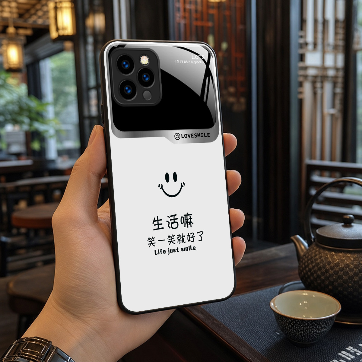 【iPhone 12 Pro专用】A10012奢华冰透玻璃手机壳,券后价只要38元