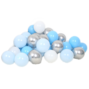 蓝色气球拱门造型装饰运动会店铺学校幼儿园开业店庆开学背景布置