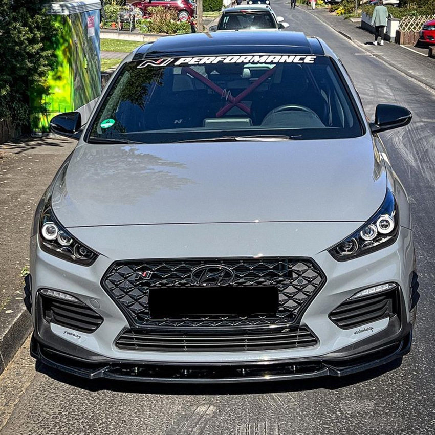 适用现代i30n mk3 mk3.5 2017 前杠前铲前唇外饰改装