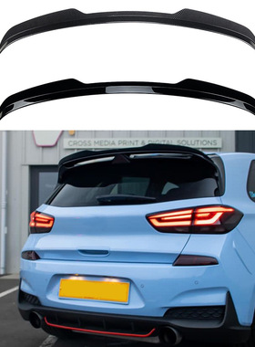 适用现代I30N MK3 2017+ 尾翼顶翼定风翼扰流板外饰改装