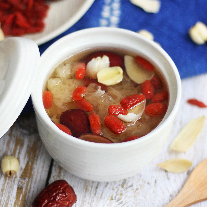 汤膳师 莲子百合银耳羹糖水材料包广东港式甜汤糖水组合养生甜品