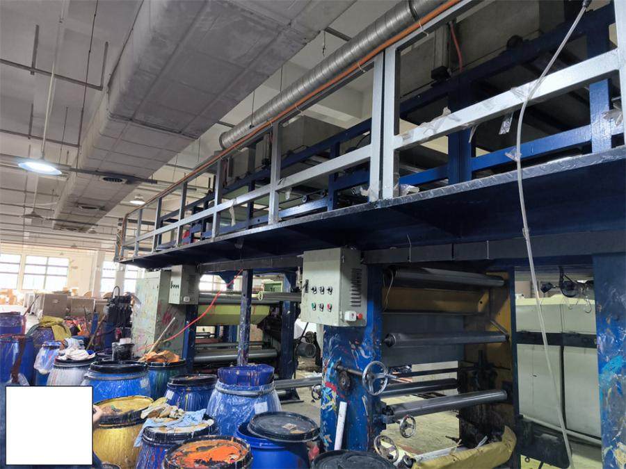 1月8日温州syw-1150D六色凹版涂布机一台网络拍卖公告