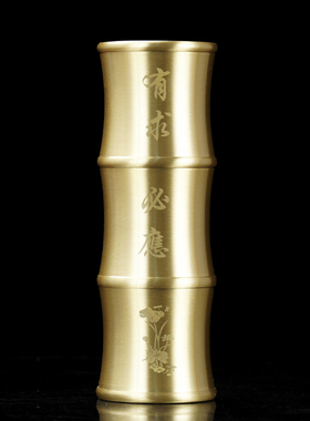 知柿黄铜香桶中式佛台