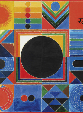 M629【印度】S·H·拉扎（Sayed Haider Raza）美术绘画网传图库