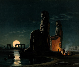 YC812【德国】海因里希·沃纳Heinrich Werner埃及题材绘画图库