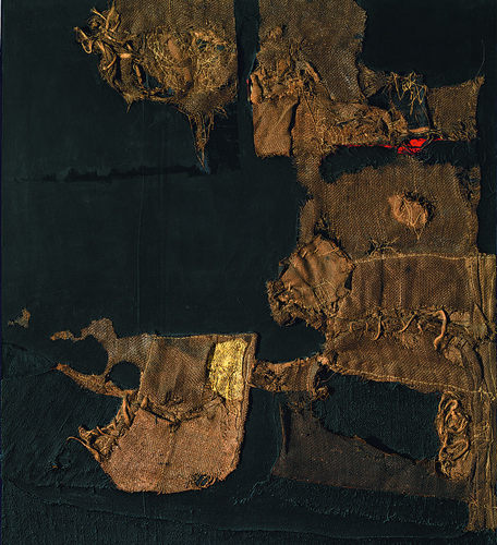 YC528【意大利】阿尔布托·布里 Alberto Burri抽象油画高清图库