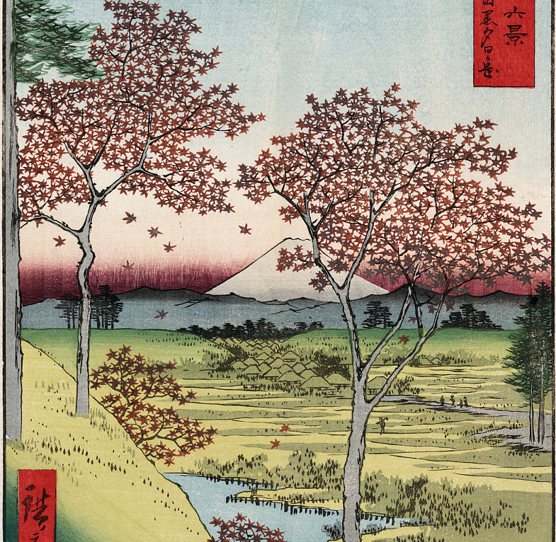 T172【日本】歌川广重浮世绘精选美术学习临摹素材电子版图片图库