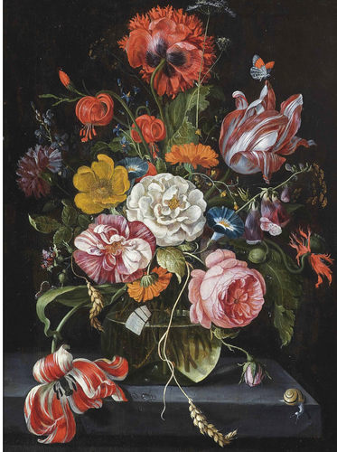 K221【荷兰】戴维茨·希姆(Jan Davidsz. de Heem)花卉、静物图库