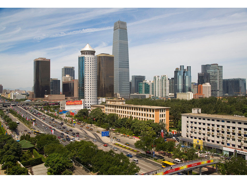 HQ365北京CBD建筑城市风设计素材/源文件