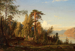 Nielsen风景油画电子图库 阿玛拉杜斯尼尔森Amaldus K738 挪威