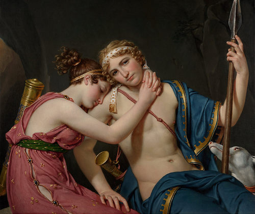 YC621【法国】雅克·路易·大卫Jacques-Louis David油画素描图库