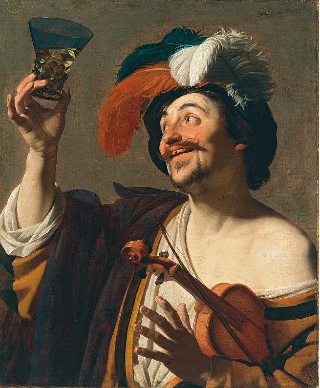 T718【荷兰】洪特霍斯特 Gerard van Honthorst 高清油画图片图库