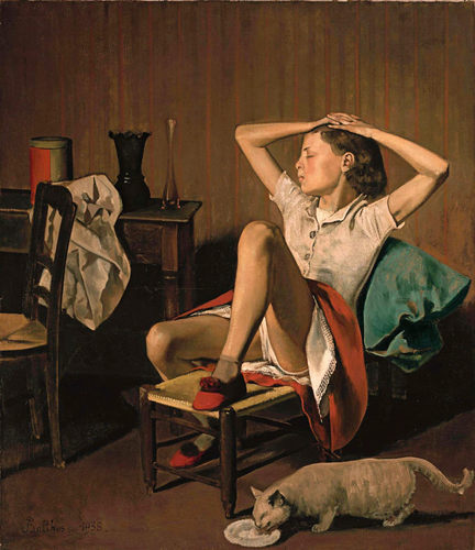 YC885 【法国】巴尔蒂斯（Balthus）绘画油画图片素材电子图库