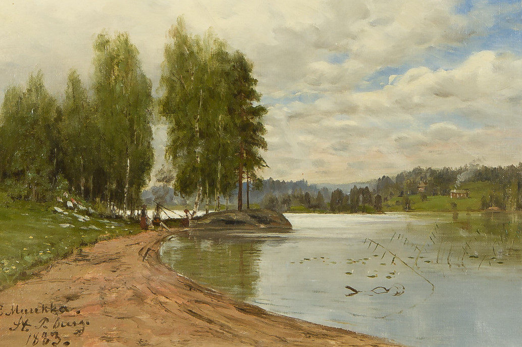 K778【芬兰】伊莱亚斯·穆卡 Elias Muukka 风景油画图片电子图库