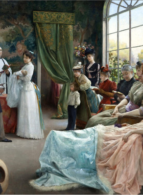 K980【美国】朱利叶斯Julius Leblanc Stewart绘画油画电子版图库