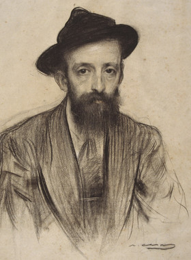 YC456【西班牙】卡萨斯（Ramon Casas）人物素描速写插画版画图库