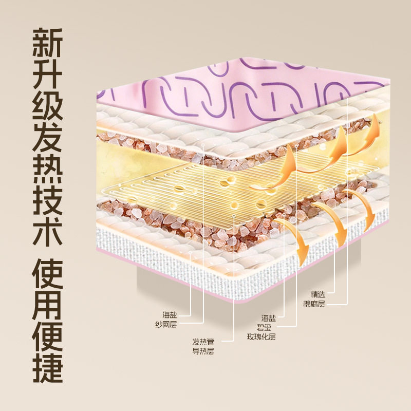 玫瑰海盐粗盐热敷包电加