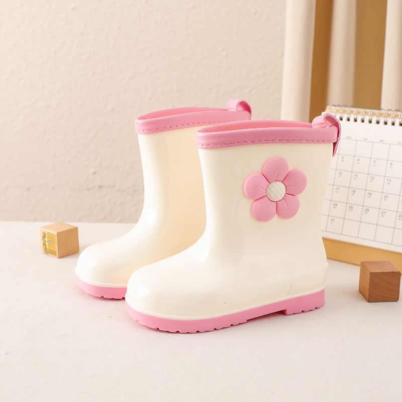 儿童雨鞋宝宝防滑雨靴女童学生水鞋小中大童幼儿防水小孩女款胶鞋