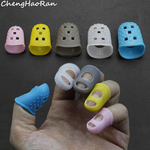 弹吉他手指保护套尤克里里小提琴弹琴防痛护指硅胶指尖套防护套