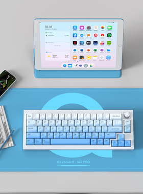 Keychron Q2Pro蓝牙机械键盘Gasket双模60键无线客制化RGB铝坨坨