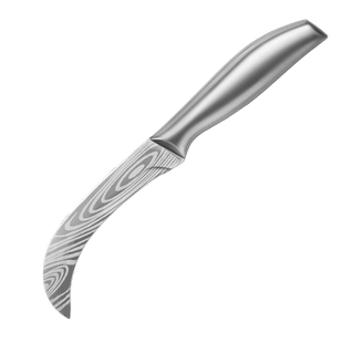 新款不锈钢水果刀家用锋利小弯刀削菠萝刀芒果专用刀切水果花样刀