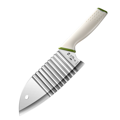 汀铃304狼牙土豆刀具波纹刀