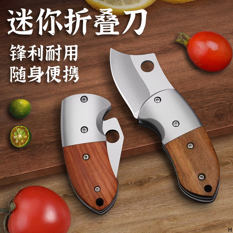 户外多功能刀随身便携迷你小刀宿舍用拆快递神器不锈钢折叠水果刀,厨房/烹饪用具,蔬果刨丝器/瓜果刀,淘宝优惠券,粉丝福利购,淘宝优惠卷