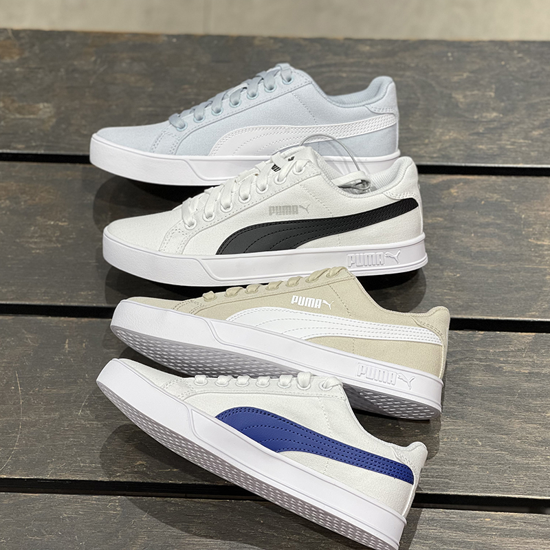 Puma/彪马透气情侣款系带小白鞋